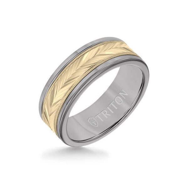 Solid 14K Yellow Gold 4mm Channel Ring Core Blank 9