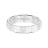 5MM Tungsten Carbide Ring - Bright Finish and Flat Edge