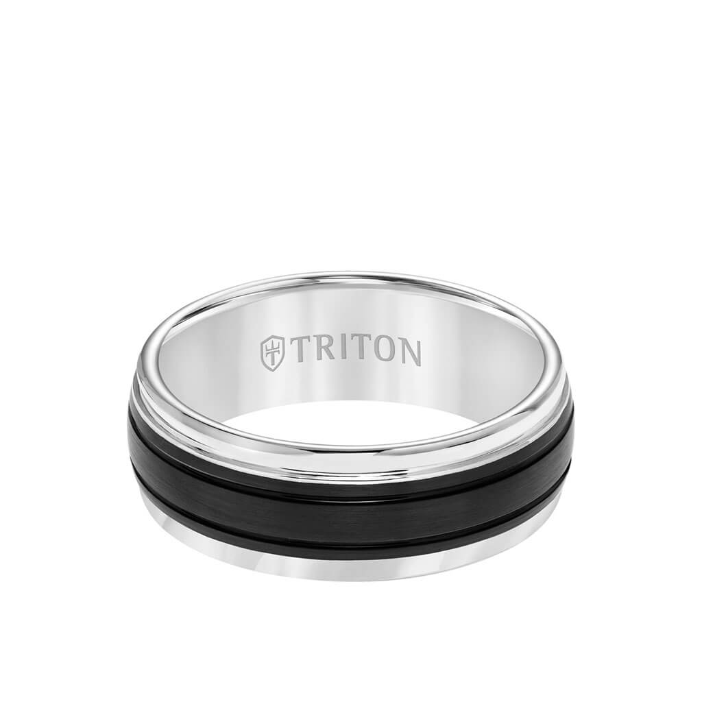 Triton Tungsten Carbide Wedding Band Ring - Triton Jewelry