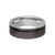 7MM Tungsten Carbide Ring - Superconductor Asymmetrical Inlay and Edge to Edge