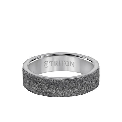 6 MM Tantalum Ring – Sandblasted Finish and Flat Edge