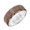 8MM Espresso Tungsten Carbide Wedding Band - Triton Jewelry