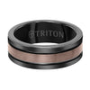 8MM Espresso Tungsten Carbide Wedding Band - Triton Jewelry