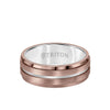 8MM Espresso Tungsten Carbide Wedding Band - Triton Jewelry