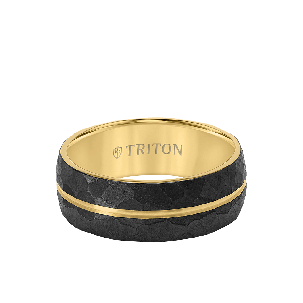 8MM Titanium Ring with Brushed Finish