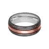 8MM Tungsten Carbide Ring - Superconductor Center Line and Rounded Edge