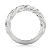8MM Essentials Sterling Silver Curb Link Center Ring with Polished Finish