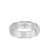 6MM Men's Tungsten Carbide Grey Ring Domed Finish