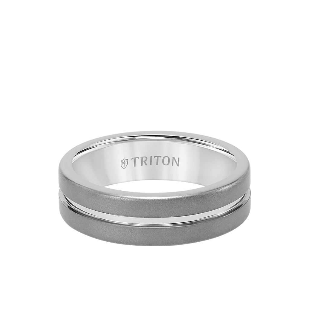7MM Tungsten Mens Ring