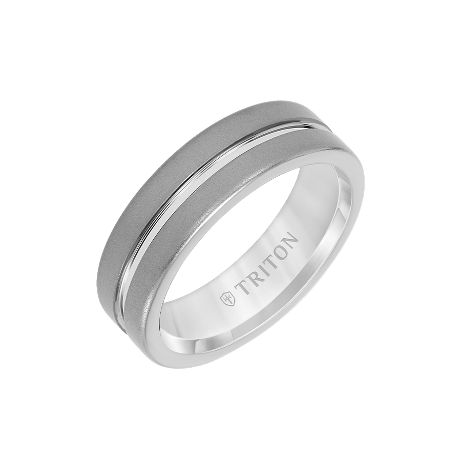 7MM Tungsten Carbide Ring with Sandblast Finish