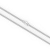 22" Sterling Silver Box Chain with Sterling Silver Shield Pendant with Polished Finish