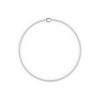 22" Essentials Sterling Silver Curb Chain Necklace with Polished Finish and Shield Clasp