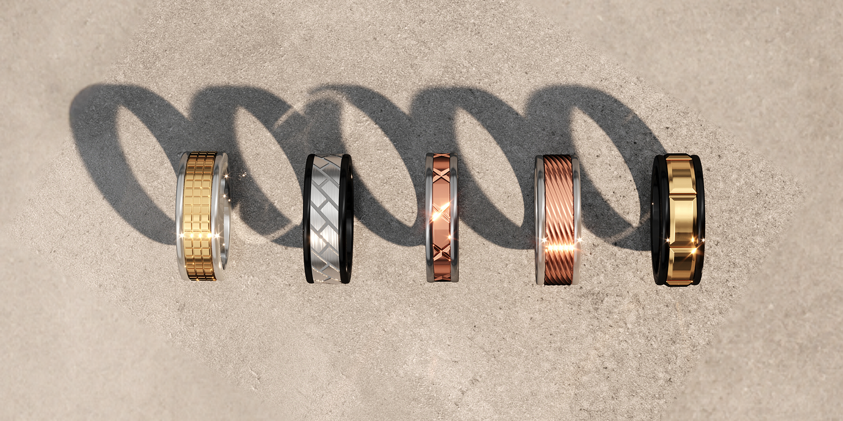 Triton Jewelry | Men's Tungsten & Metal Wedding Rings, Bands & Jewelry