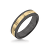Triton Tungsten Carbide and 14K Gold Wedding Band Ring