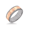 Triton Tungsten Carbide and 14K Gold Wedding Band Ring