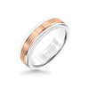 Triton Tungsten Carbide and 14K Gold Wedding Band Ring
