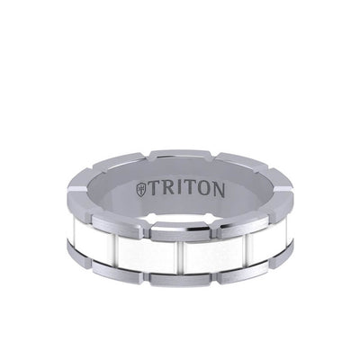 7MM Tungsten Ring - Ceramic T-Link Design Center