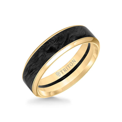 Forged Carbon Fiber Ring | Rose Gold Inlay | Silver Spalted Birch – Sesto  Synergy