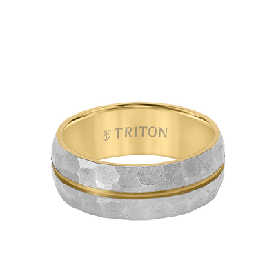 8MM Titanium Ring with Brushed Finish