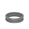6MM Tungsten RAW Ring - Sandblasted Matte Finish and Slot Profile
