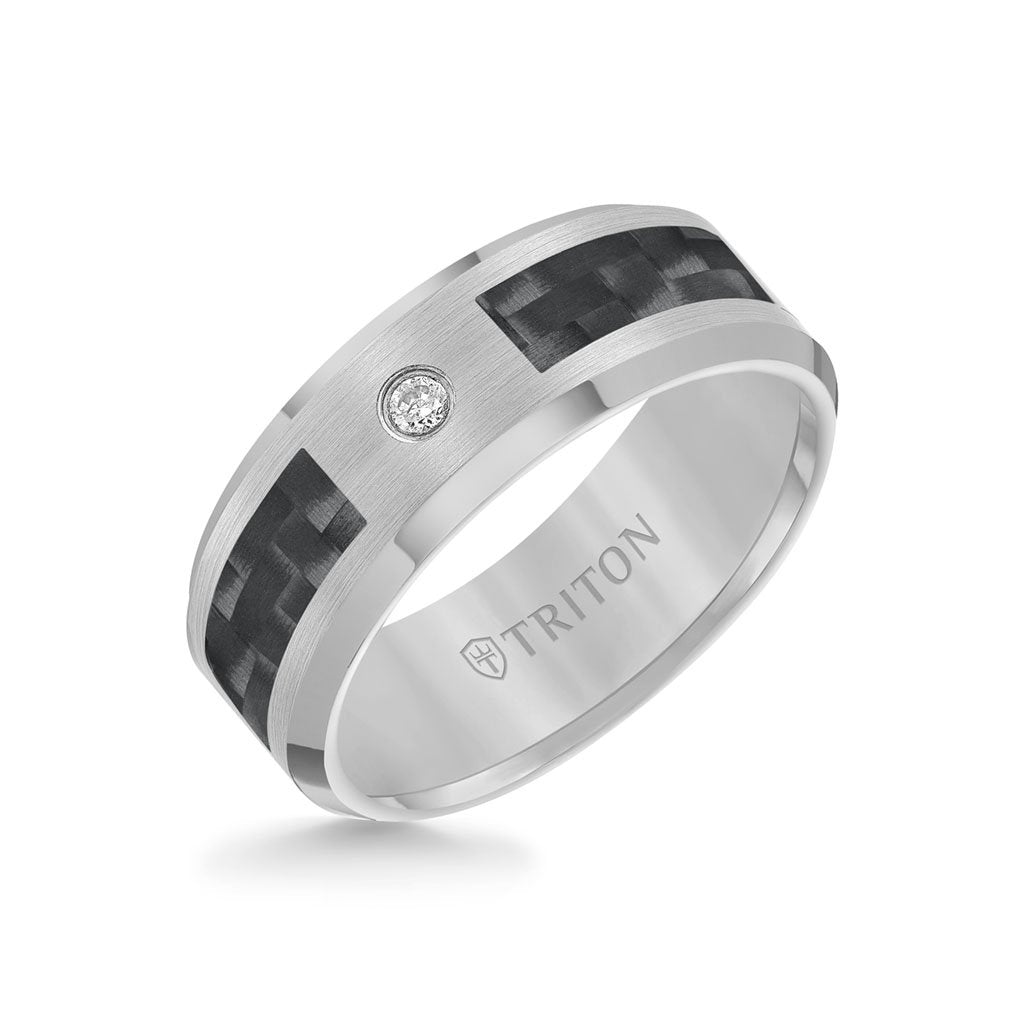 Square Stoned - Serinium® Square Ring with Single Diamond | John E. Koller  Jewelry Designs | Owasso, OK