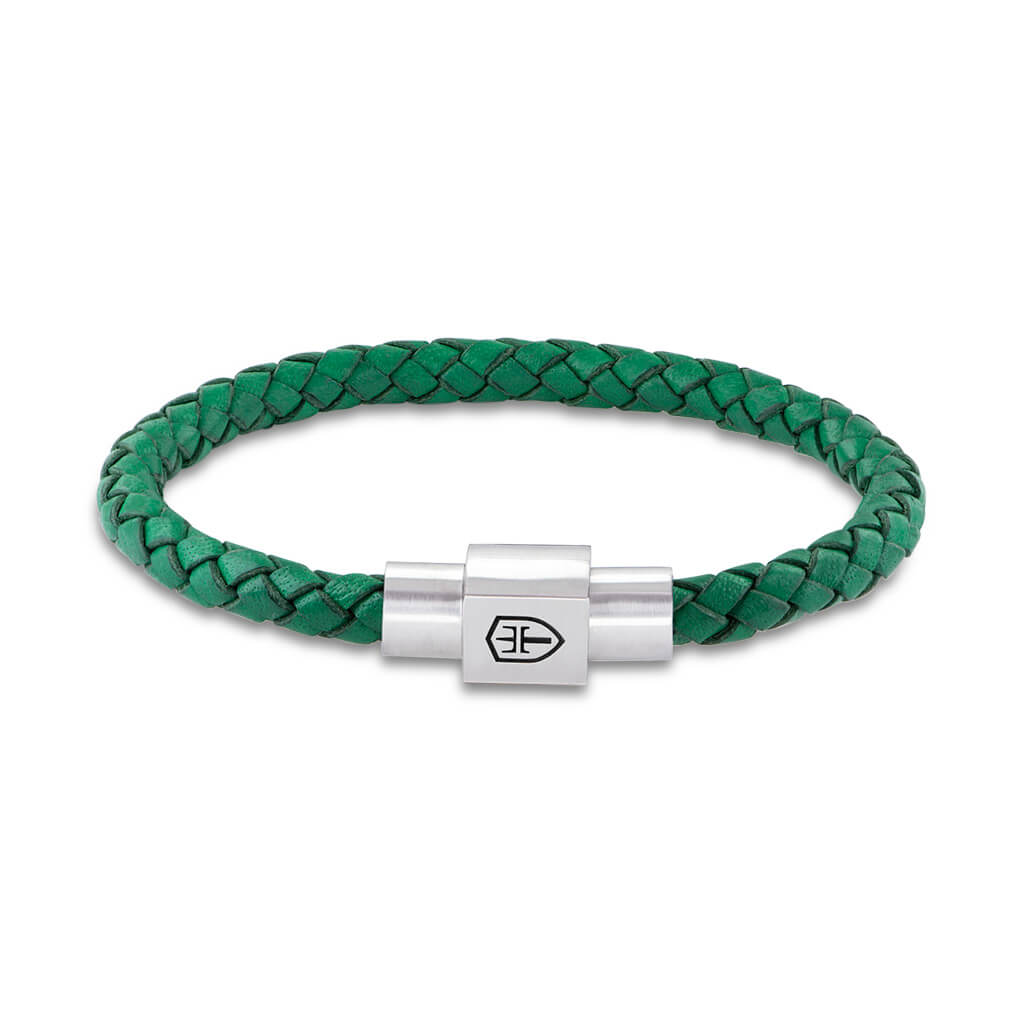 Men's Green Leather Bracelet Multistrand Green Leather - Etsy | Mens  leather jewelry, Leather bracelet, Mens green